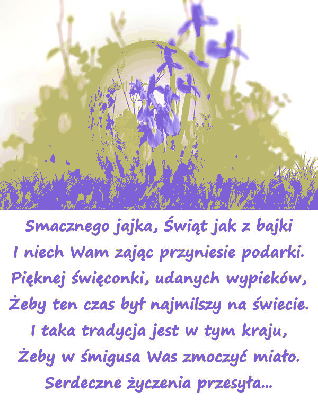 Kwiatowa pisanka smacznego jajka